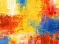 Hand drawn oil painting. Abstract art background Colorful  texture canvas Royalty Free Stock Photo