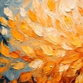 Oil painting detail of fall colors and scene. colorful marbling texture creative background with abstract art style painted with Royalty Free Stock Photo