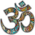 Hand drawn Om symbol