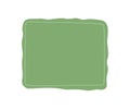 Hand Drawn Organic Green Rectangle Frame Royalty Free Stock Photo