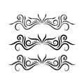 Hand drawn ornamental dividers