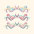 Hand drawn ornamental dividers