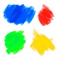 Hand drawn paint brush texture Royalty Free Stock Photo