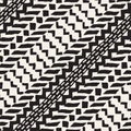 Hand drawn painted seamless pattern. Vector tribal design background. Ethnic motif. Geometric ethnic stripe lines Royalty Free Stock Photo