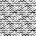 Hand drawn seamless pattern with zigzag line Royalty Free Stock Photo