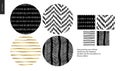 Hand drawn Patterns - rounded