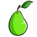 Hand-Drawn Pear Illustration Clipart