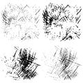 Hand drawn pencil stroke effect. Doodles hatching set. Scribble brush collection, ink sketches. Drawing background for your design