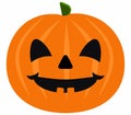 pumpkin head icon for halloween vector illustration
