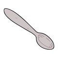 hand drawn quirky cartoon spoon