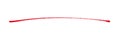 Hand drawn red pencil line Royalty Free Stock Photo