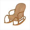 Hand-drawn rocking chair Royalty Free Stock Photo