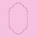 Hand drawn rococo style EPS frame
