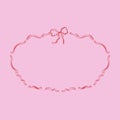 Hand drawn rococo style EPS frame