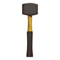 Hand drawn rubber mallet Royalty Free Stock Photo