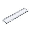 Hand drawn ruler illustration for precise measurement, education, and design projects Royalty Free Stock Photo