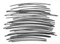 Hand drawn scribble smears Royalty Free Stock Photo