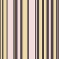 Hand drawn seamless pattern with minimalist lines, stripes striped abstract geometric design. Beige brown pastel pink Royalty Free Stock Photo