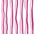 Hand drawn seamless pattern with red pink striped lines on white background. Simple minimalist stripes, wonky geometric