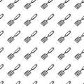 Hand Drawn seamless pattern skimmer doodle. Sketch style icon. Decoration element. Isolated on white background. Flat design. Royalty Free Stock Photo