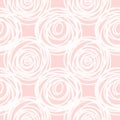Hand drawn seamless pink scribble swirl texture Royalty Free Stock Photo