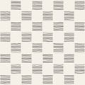 Hand drawn seamless repeating pattern with checker lines tiling. Grungy freehand background texture. Royalty Free Stock Photo