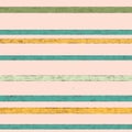 Hand drawn seamless striped pastel pattern. Yellow green pink stripes lines, trendy abstract geometric spring fabric Royalty Free Stock Photo