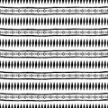 Hand drawn seamless tribal pattern. Abstract ethnic seamless pat