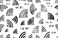 Wi-fi vector seamless pattern