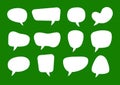 Hand drawn Speech Bubble Set Comic Chat Bubbles Collection Royalty Free Stock Photo