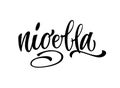 Hand drawn spice label - Nigella.