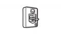 Fire Alarm Box Pull Down Switch Emergency Safety Hand Drawn Style Isolated White Background Royalty Free Stock Photo
