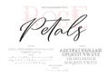 Hand drawn vector font. Royalty Free Stock Photo