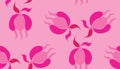 Hand drawn vector illustration. Cherry blossom seamless flowers pattern