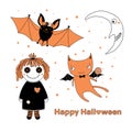 Halloween greeting card