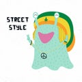 Cute street style monster