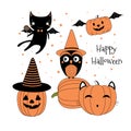 Halloween greeting card Royalty Free Stock Photo