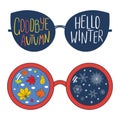 Goodbye Autumn, Hello Winter glasses