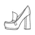 High heel shoes Royalty Free Stock Photo