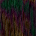 Hand drawn vertical parallel thin black lines on colorful background. Energetic vibrant colors Royalty Free Stock Photo