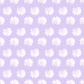 Hand drawn watercolor marshmellow seamless pattern on purple background. Can be used for Gift-wrapping, banner, textile, fabric,