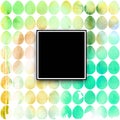 Hand drawn watercolor pattern with Easter eggs. Royalty Free Stock Photo