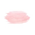 Hand drawn watercolor pink texture isolated. Vector.