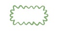 Hand Drawn Wavy Rectangle Border Element Royalty Free Stock Photo