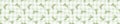 Hand drawn whimsical easter bunny gingham seamless border pattern. Vector vintage rabbit check banner background. Green