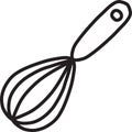 Hand Drawn whisk illustration Royalty Free Stock Photo