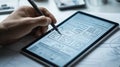 hand-drawn wireframe sketch of a mobile app UI, placed next to a sleek tablet
