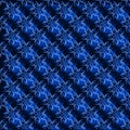 blue flowers pattern illustration Royalty Free Stock Photo