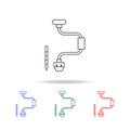 Hand Drill linw Icon. Elements in multi colored icons for mobile concept and web apps. Icons for website design and development, a Royalty Free Stock Photo