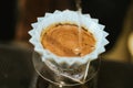 Hand drip coffee Royalty Free Stock Photo